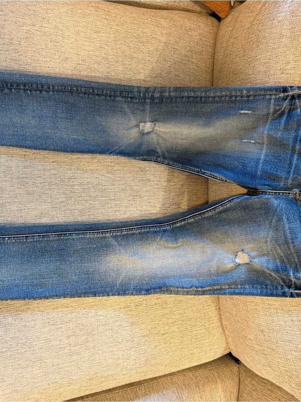 Miss Me Standard Skinny Distressed Jeans Size 28 Medium Wash 31.5” Inseam